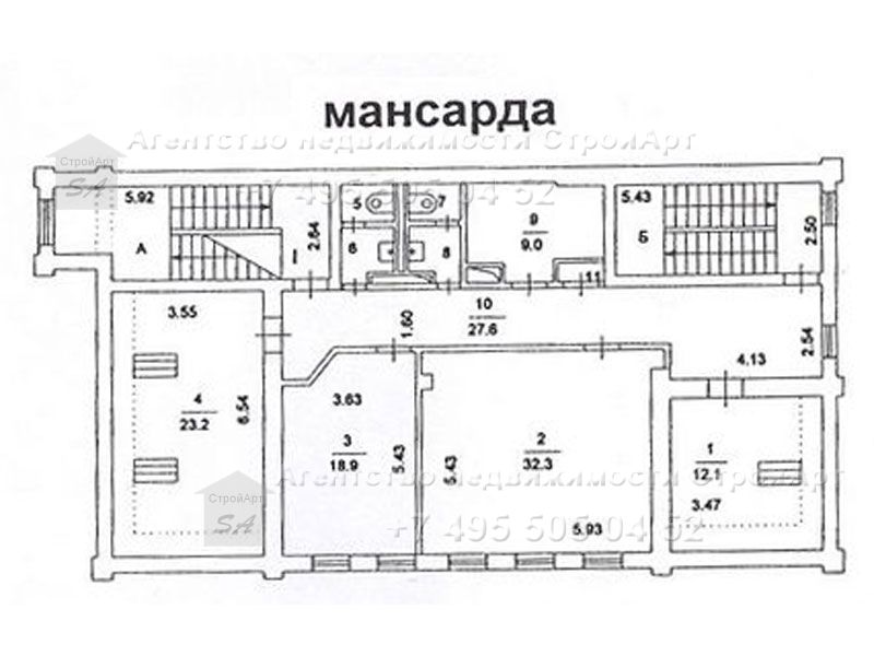 7602 Особняк под банк в аренду м. Сухаревская, Б. Головин пер д.23, 762 кв.м от собственника